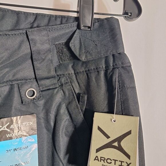 Arctix Women’s Snow Ski Pants Insulated Bootcut Black Small Petite 31 Inseam - Picture 4 of 13